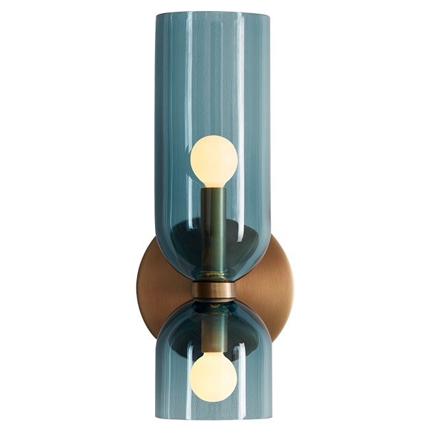 Бра Lightmaker Studio Edie Sconce Blue Медь Синий Бра Lightmaker Studio Edie Sconce Blue Медь Синий в Волгограде | Loft Concept