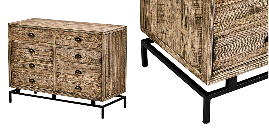 Комод деревянный в стиле Лофт Eligio Wood Commode Комод деревянный в стиле Лофт Eligio Wood Commode - Loft-Concept в Волгограде