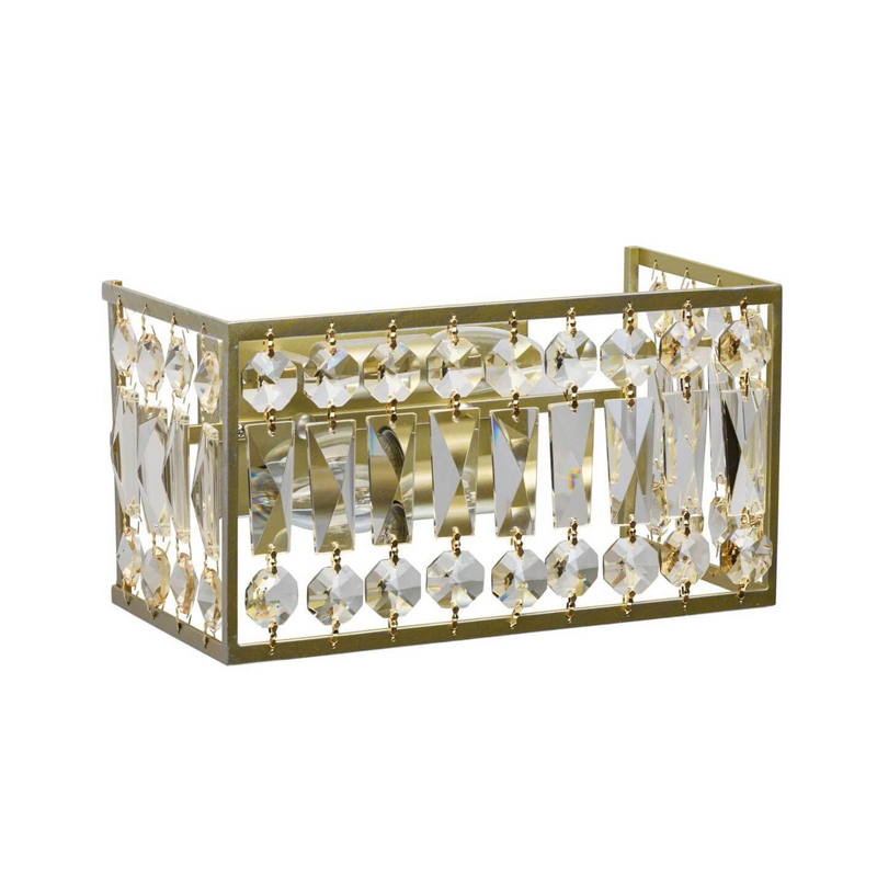 Бра Crystal Inserts Lamp Золотой Прозрачное Стекло Бра Crystal Inserts Lamp Золотой Прозрачное Стекло в Волгограде | Loft Concept
