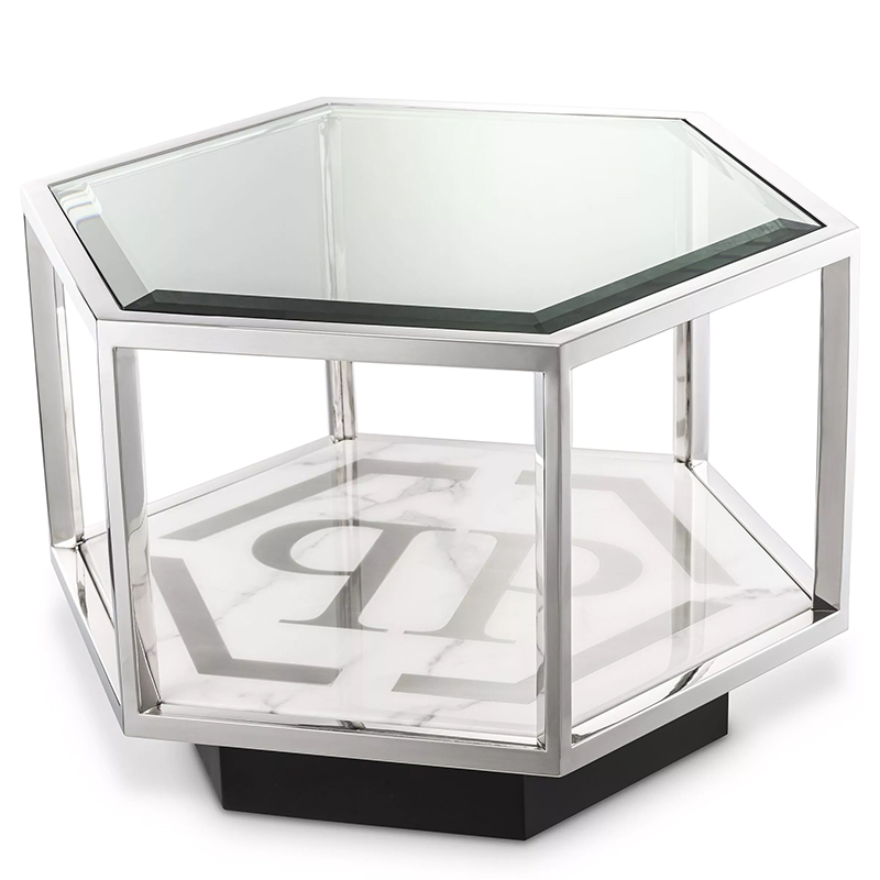 Приставной стол Philipp Plein Side Table Falcon View Chrome Хром Белый Мрамор Bianco Серый Черный Прозрачное Стекло Приставной стол Philipp Plein Side Table Falcon View Chrome Хром Белый Мрамор Bianco Серый Черный Прозрачное Стекло в Волгограде | Loft Concept