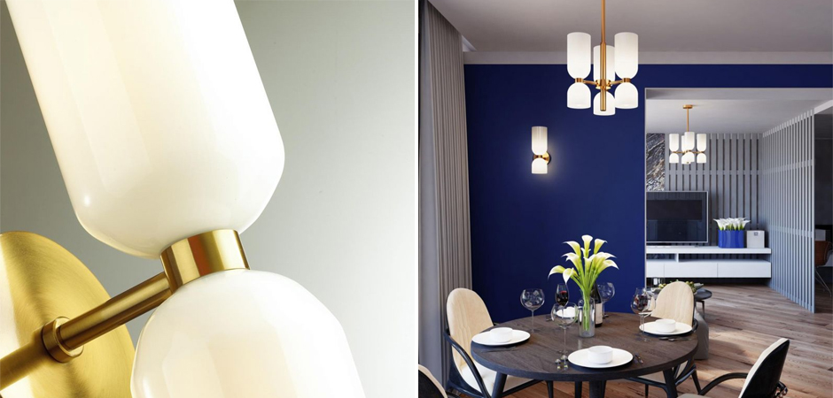 Бра Articolo Double Cup Золотое Бра Articolo Double Cup Золотое - Loft-Concept в Волгограде