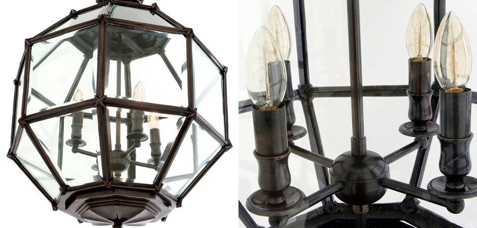 Люстра Lantern Owen Bronze M - Loft-Concept в Волгограде