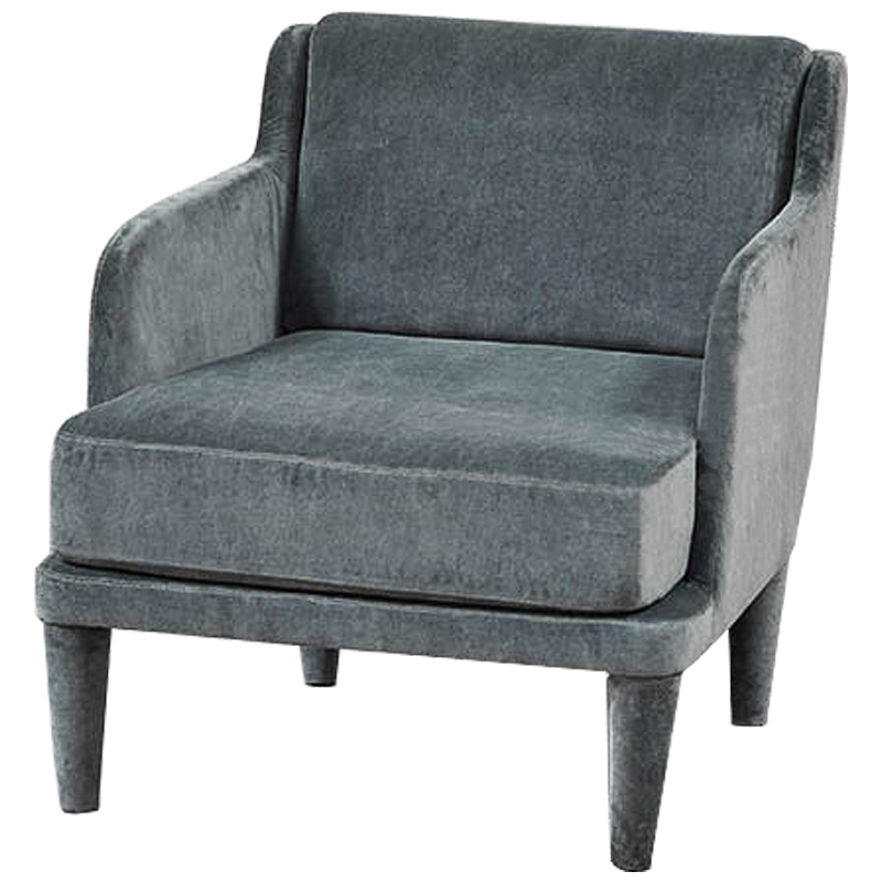 Кресло Elijah Armchair Серо-голубой Кресло Elijah Armchair Серо-голубой в Волгограде | Loft Concept