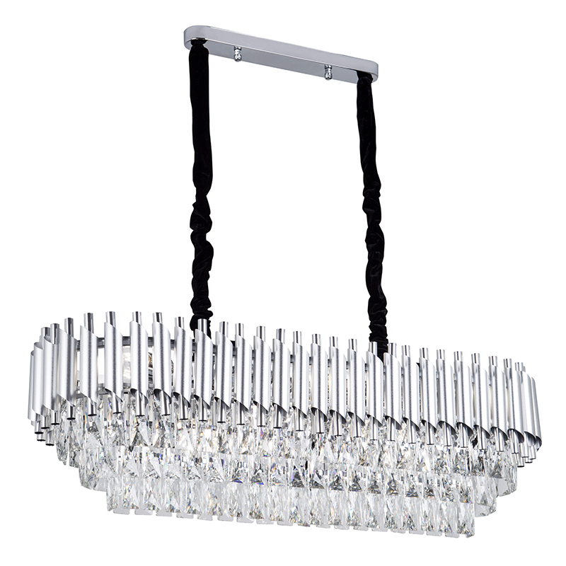 Большая многоярусная люстра Empire Crystal Silver Серебряный Большая многоярусная люстра Empire Crystal Silver Серебряный в Волгограде | Loft Concept