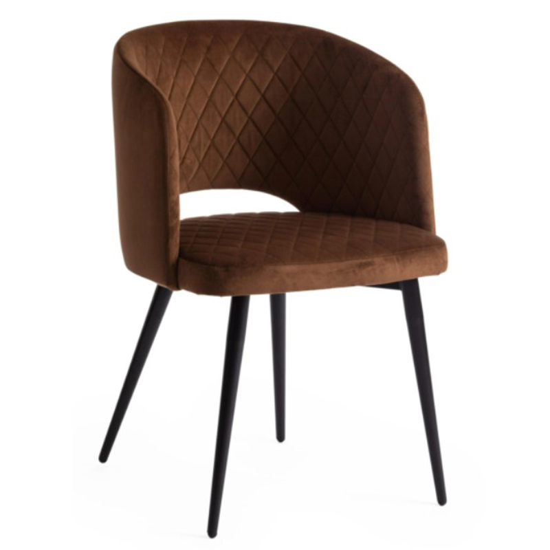 Стул Janice Brown Chair Коричневый Черный Стул Janice Brown Chair Коричневый Черный в Волгограде | Loft Concept