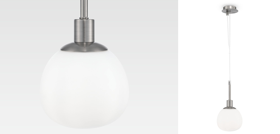 Подвесной светильник Tiepolo Ball Pendant Nickel Подвесной светильник Tiepolo Ball Pendant Nickel - Loft-Concept в Волгограде