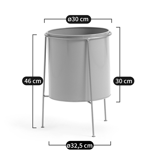 Кашпо из металла Elevated Planters красное Кашпо из металла Elevated Planters красное в Волгограде