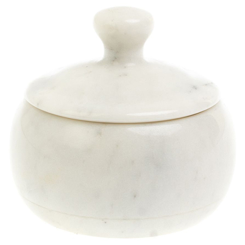 Сахарница из натурального камня Мрамор Белый Stone Sugar Bowls Белый Мрамор Bianco Сахарница из натурального камня Мрамор Белый Stone Sugar Bowls Белый Мрамор Bianco в Волгограде | Loft Concept