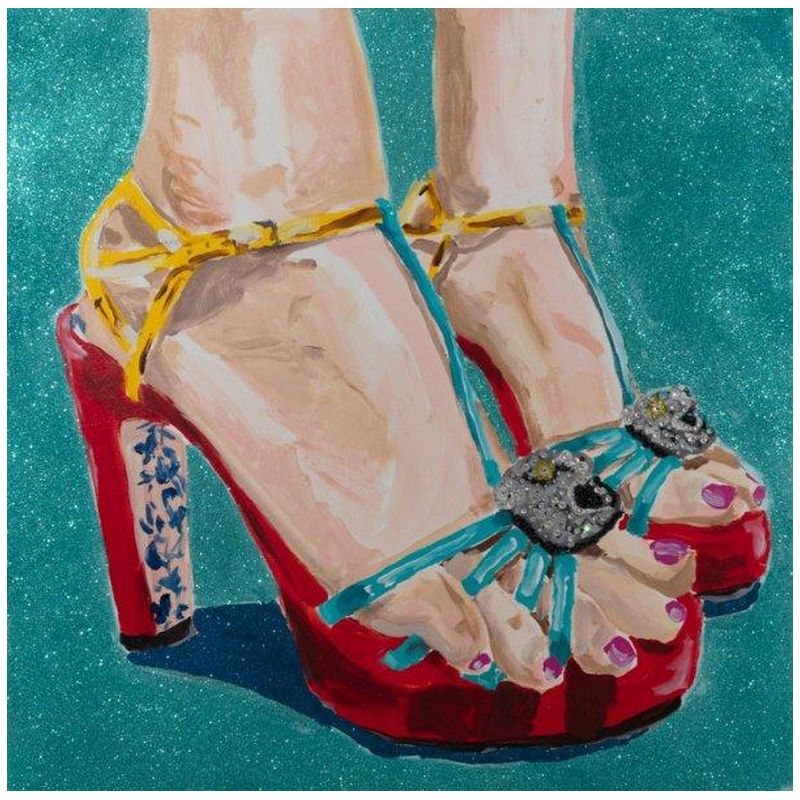 Картина Portrait of Feet with Gucci Red & Blue Heels, Pink Toe Nails, and Turquoise Glitter Background Мульти Картина Portrait of Feet with Gucci Red & Blue Heels, Pink Toe Nails, and Turquoise Glitter Background Мульти в Волгограде | Loft Concept