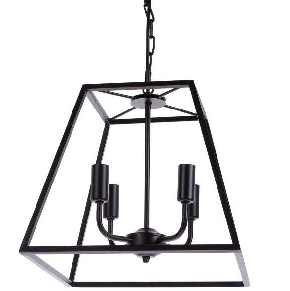 Подвесной светильник Loft Industrial Ortogonal Pendant Trapeze Черный Подвесной светильник Loft Industrial Ortogonal Pendant Trapeze Черный в Волгограде | Loft Concept