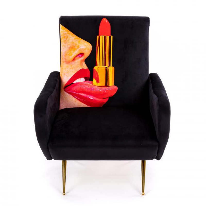 Кресло Seletti Armchair Tongue Black Черный Мульти Кресло Seletti Armchair Tongue Black Черный Мульти в Волгограде | Loft Concept
