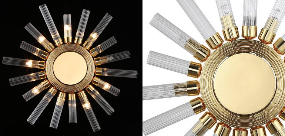 БРА Art Deco Sun Light Ceiling БРА Art Deco Sun Light Ceiling - Loft-Concept в Волгограде