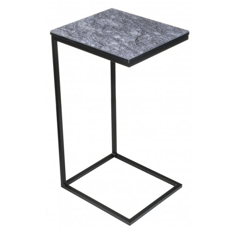 Приставной стол Zermatt Side Table gray Серый (Gray) Приставной стол Zermatt Side Table gray Серый (Gray) в Волгограде | Loft Concept
