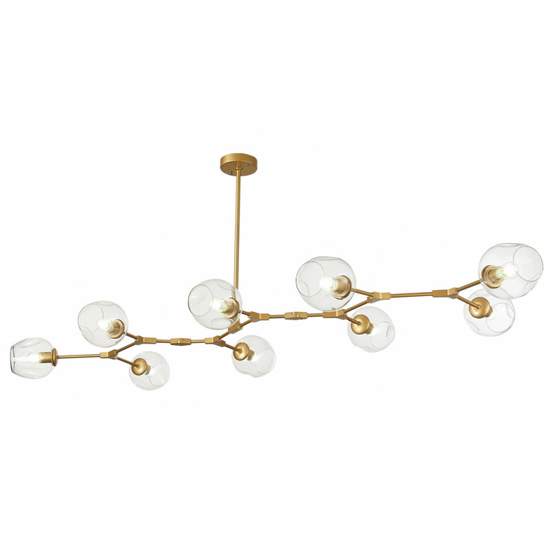Люстра Branching Bubble Chandelier 9 gold Золотой Люстра Branching Bubble Chandelier 9 gold Золотой в Волгограде | Loft Concept
