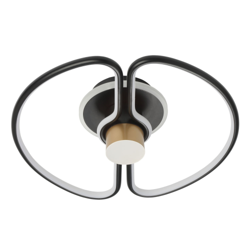 Потолочный светильник черного цвета круглой формы Luke Lampco Tracer Lamp Белый Золотой Черный Серебристый в Волгограде | Loft Concept 