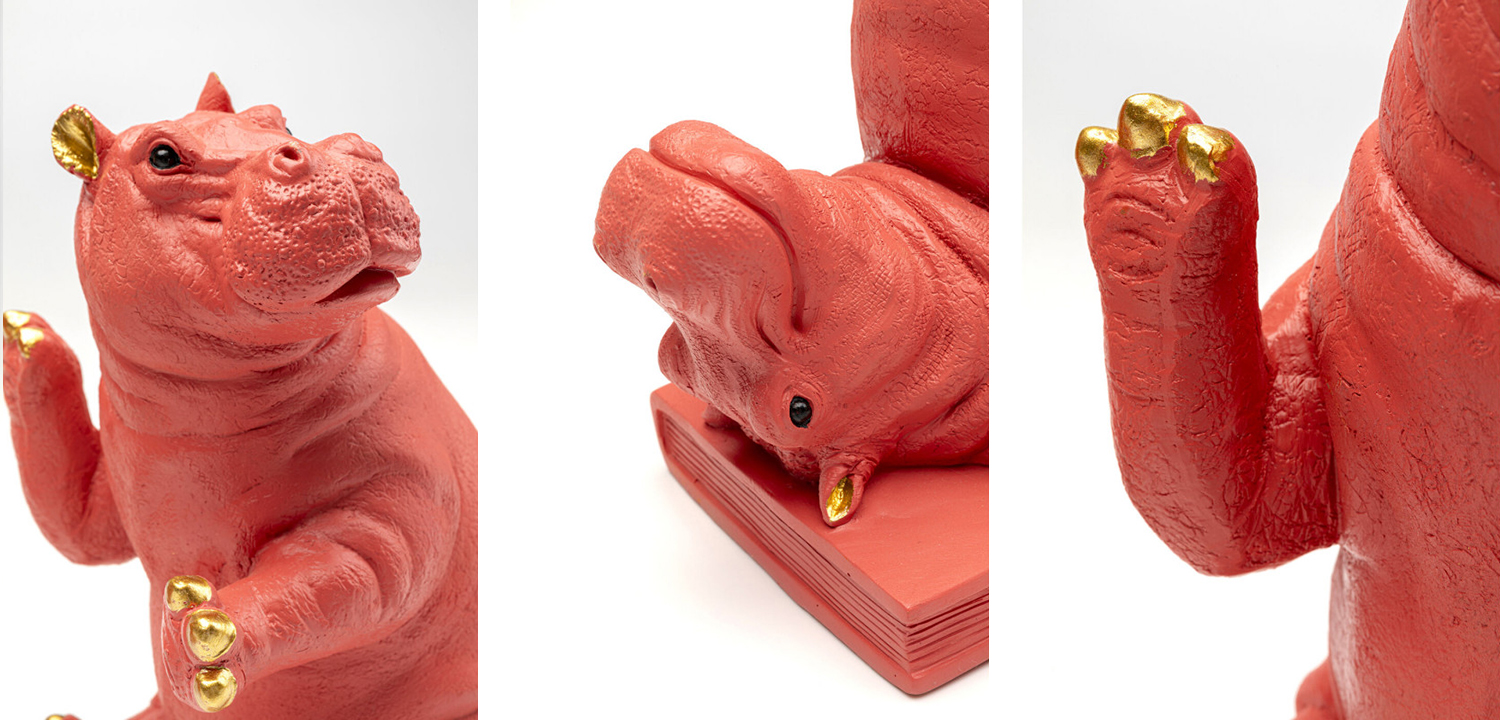 Держатель для книг Red Hippos - фото №1