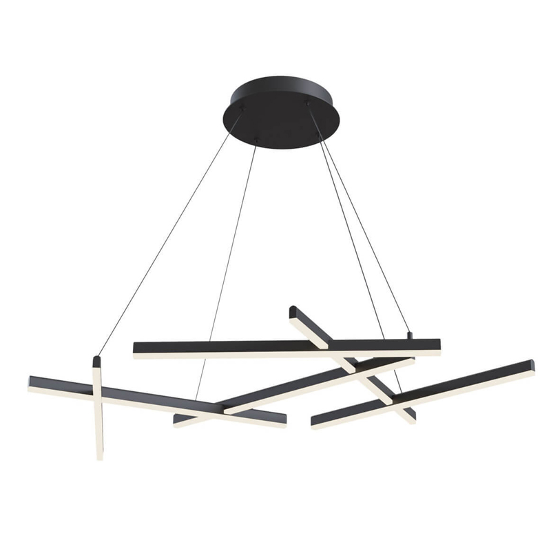 Люстра Smeragde Light Chandelier black Черный Люстра Smeragde Light Chandelier black Черный в Волгограде | Loft Concept