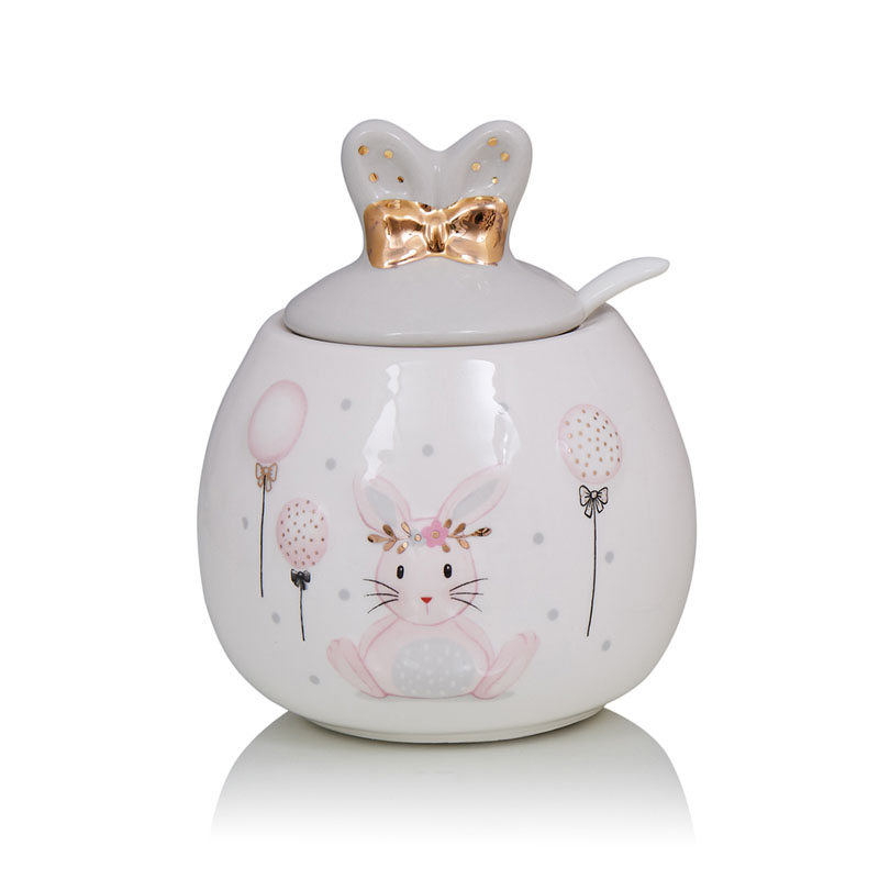 Ваза Kids Vase Bunny III Розовый пастельный Серый Ваза Kids Vase Bunny III Розовый пастельный Серый в Волгограде | Loft Concept