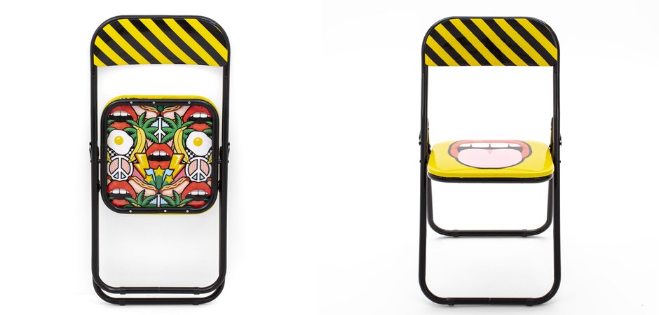 Стул Seletti Folding Chair Tongue - фото №1