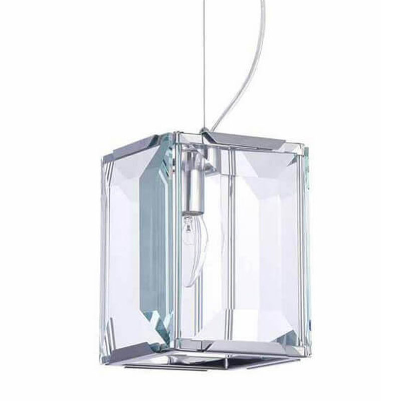 Подвесной светильник Harlow Crystal Square chrome Хром Подвесной светильник Harlow Crystal Square chrome Хром в Волгограде | Loft Concept