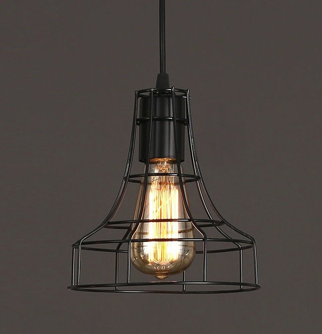 Cветильник Loft Nest Cage №2 Черный Cветильник Loft Nest Cage №2 Черный в Волгограде | Loft Concept