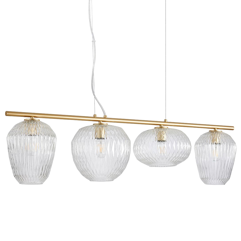 Люстра Foscarini c Прозрачными Плафонами матовое золото Прозрачный Люстра Foscarini c Прозрачными Плафонами матовое золото Прозрачный в Волгограде | Loft Concept