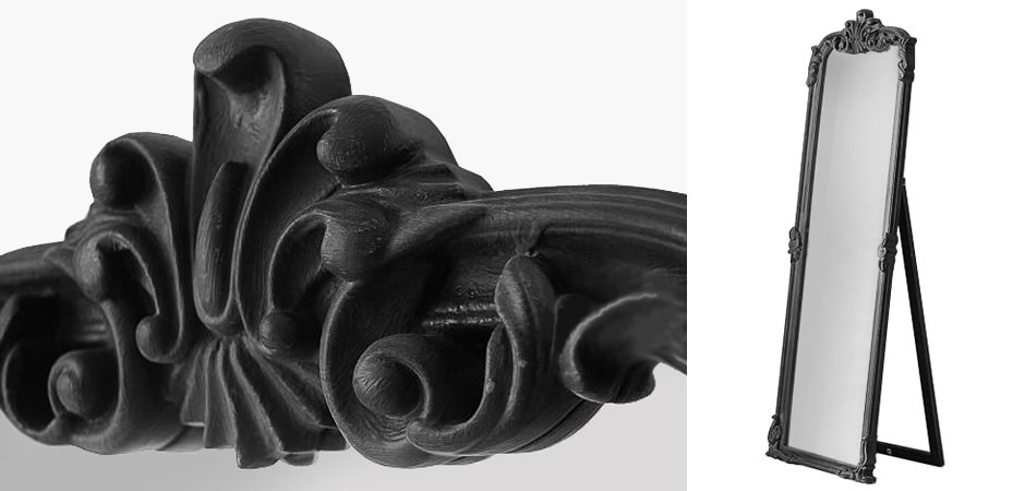 Напольное зеркало Valensole Black Напольное зеркало Valensole Black - Loft-Concept в Волгограде