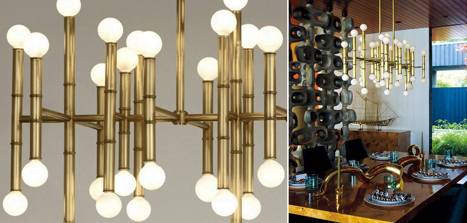 Люстра Meurice Rectangular Chandelier Jonathan Adler Люстра Meurice Rectangular Chandelier Jonathan Adler - Loft-Concept в Волгограде