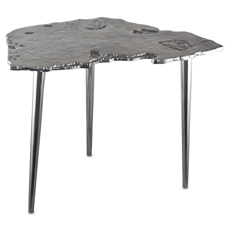 Приставной стол Edmundo Side Table II Серебряный Приставной стол Edmundo Side Table II Серебряный в Волгограде | Loft Concept