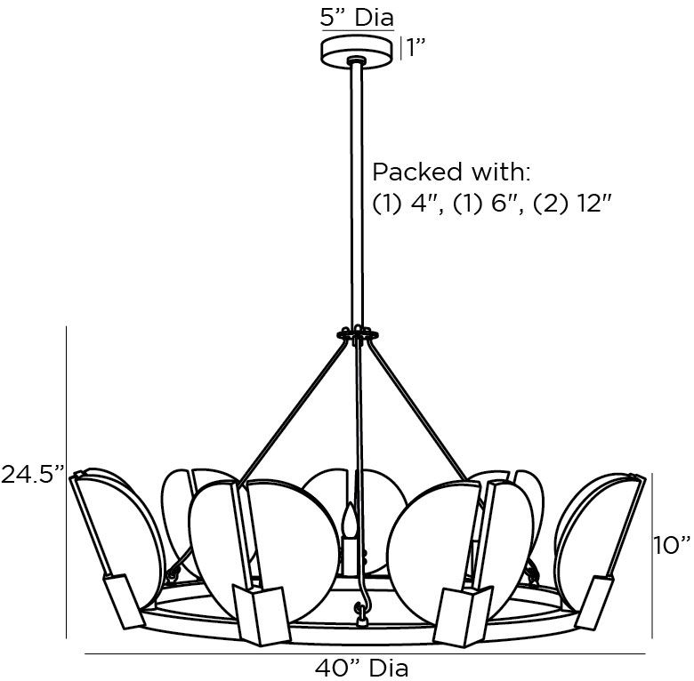 Люстра Arteriors SIERRA CHANDELIER Люстра Arteriors SIERRA CHANDELIER в Волгограде