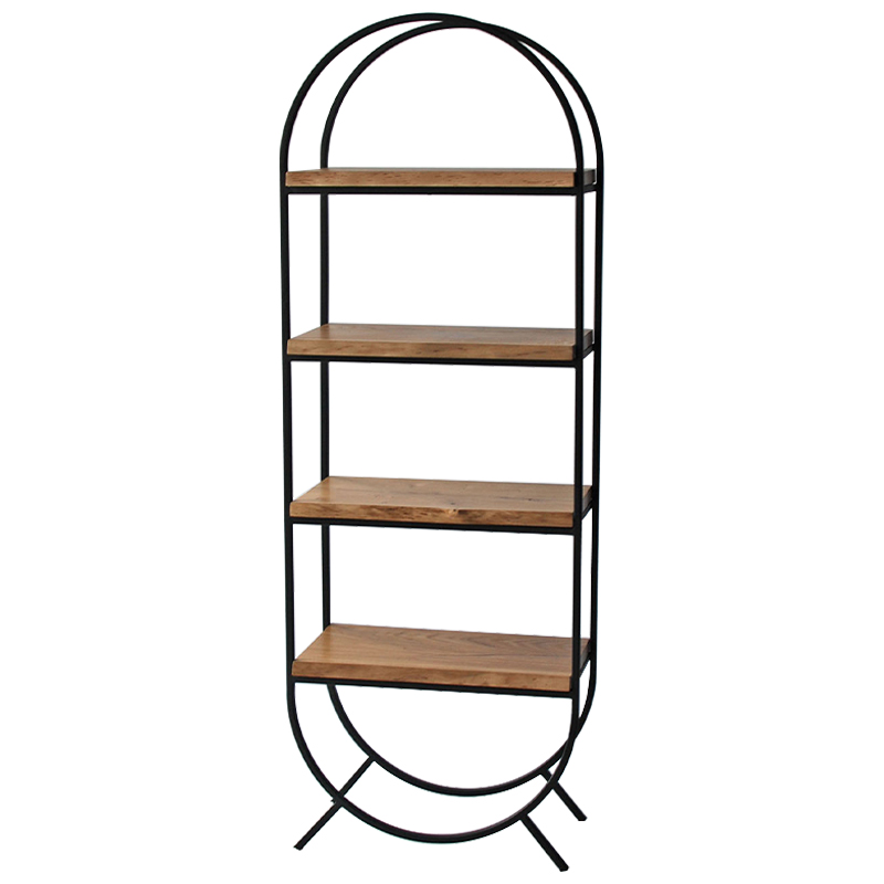 Стеллаж Moses Industrial Metal Rust Rack Черный Коричневый Стеллаж Moses Industrial Metal Rust Rack Черный Коричневый в Волгограде | Loft Concept