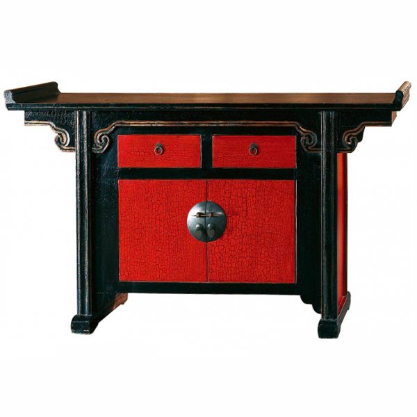 Китайский комод Red-black chest Китайский комод Red-black chest в Волгограде | Loft Concept