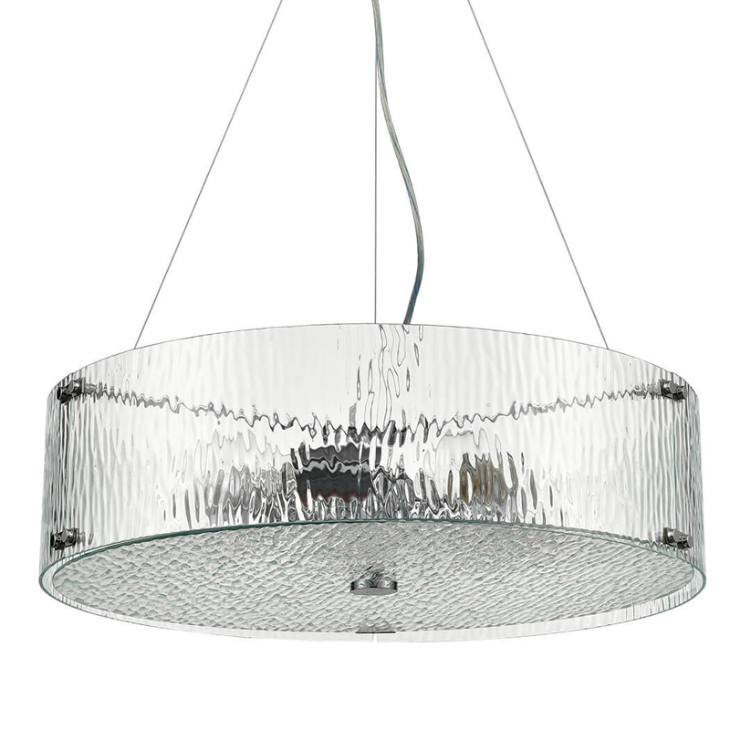 Люстра Rainy Glass Lamp D55 Прозрачный Хром Люстра Rainy Glass Lamp D55 Прозрачный Хром в Волгограде | Loft Concept