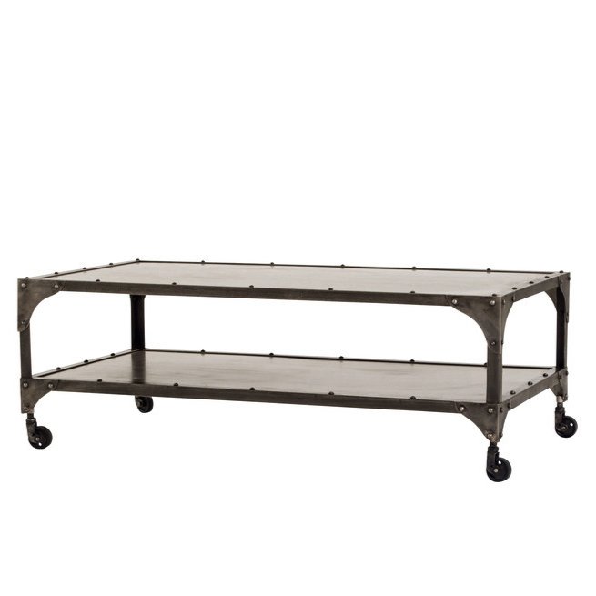 Кофейный стол Industrial Steampunk Nickel Coffee Table Кофейный стол Industrial Steampunk Nickel Coffee Table в Волгограде | Loft Concept