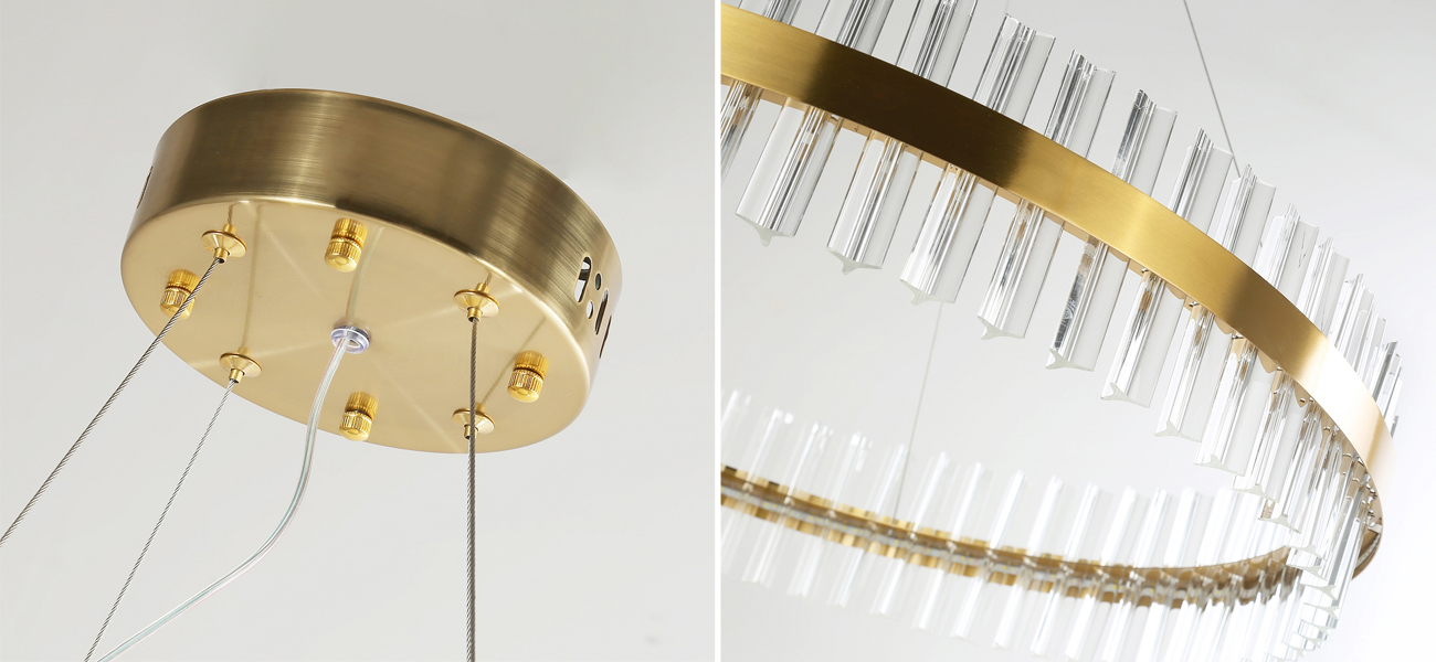 Кольцевая светодиодная люстра Ring Horizontal - фото