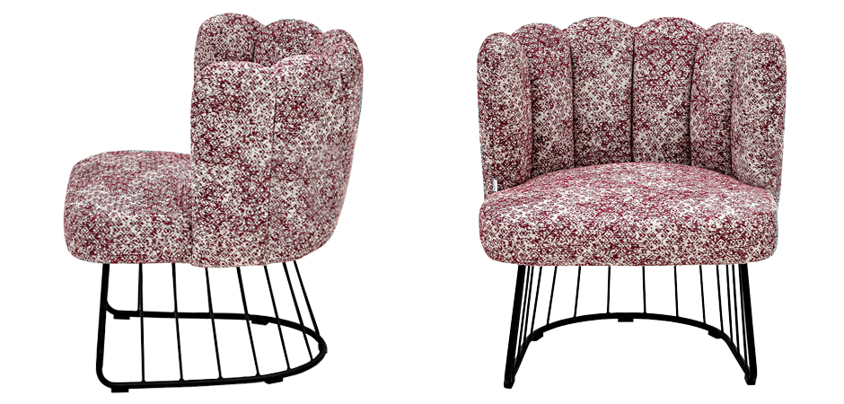 Кресло Noah Armchair cherry-white Кресло Noah Armchair cherry-white - Loft-Concept в Волгограде