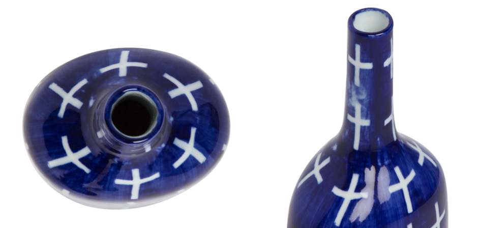 Ваза blue & white ornament Blue Bottle Ваза blue & white ornament Blue Bottle - Loft-Concept в Волгограде