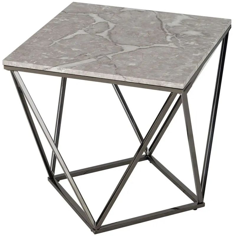 Приставной стол Kovaldzhi Collection Frame Geometry Dark Chrome Бежево-серый Белый Мрамор Bianco Темный хром Приставной стол Kovaldzhi Collection Frame Geometry Dark Chrome Бежево-серый Белый Мрамор Bianco Темный хром в Волгограде | Loft Concept