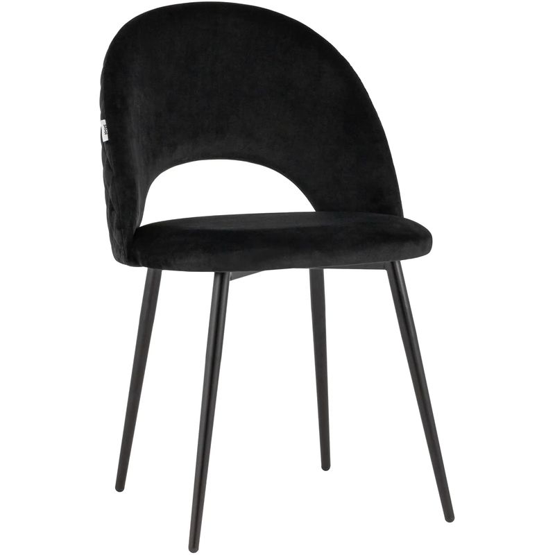 Стул CLIFF Chair Черный Велюр Черный Стул CLIFF Chair Черный Велюр Черный в Волгограде | Loft Concept