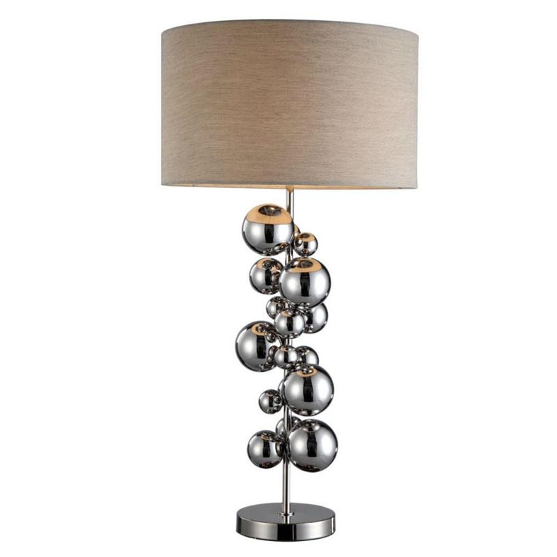 Настольная лампа Chrome Bubbles Table Lamp Темный хром Настольная лампа Chrome Bubbles Table Lamp Темный хром в Волгограде | Loft Concept