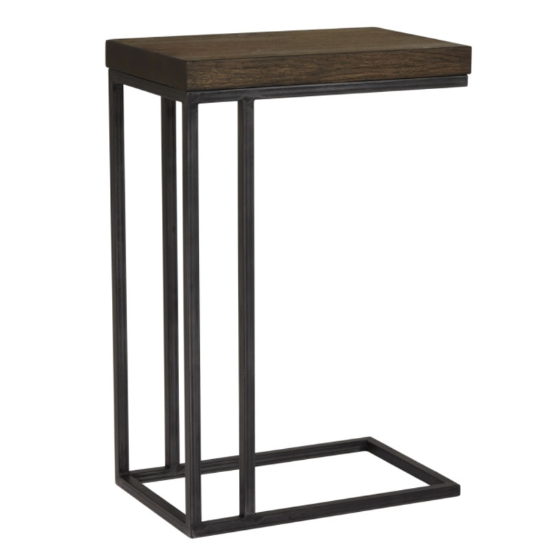 Приставной стол Industrial Oak Peyton Side Table Черный в Волгограде | Loft Concept 