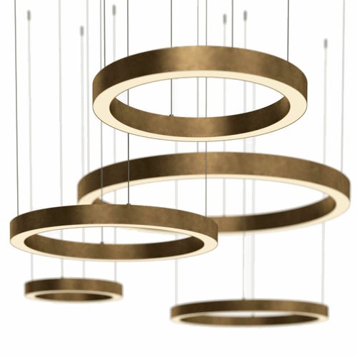 Люстра Light Ring Horizontal von Henge Глянцевое золото Латунь Люстра Light Ring Horizontal von Henge Глянцевое золото Латунь в Волгограде | Loft Concept