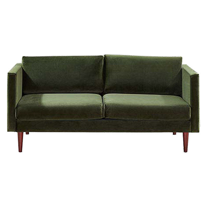 Диван Simple Forms Sofa Green Зеленый Коричневый Диван Simple Forms Sofa Green Зеленый Коричневый в Волгограде | Loft Concept