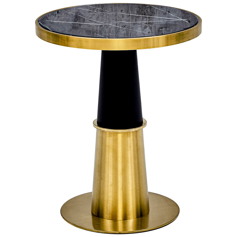 Обеденный стол Ricardo Dinner Table Глянцевое золото Черный Обеденный стол Ricardo Dinner Table Глянцевое золото Черный в Волгограде | Loft Concept