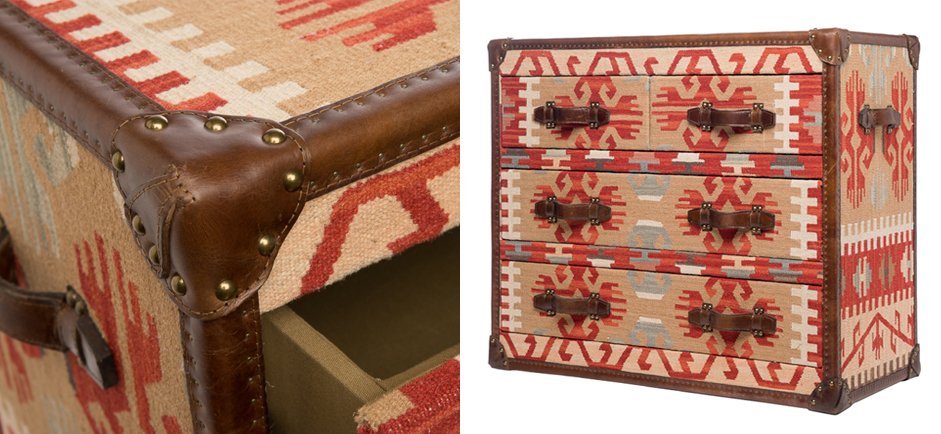 Комод Килим Howard Kilim Chest of Drawers Комод Килим Howard Kilim Chest of Drawers - Loft-Concept в Волгограде