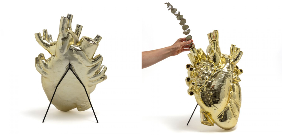 Ваза Seletti Love in Bloom Gold Gaint Ваза Seletti Love in Bloom Gold Gaint - Loft-Concept в Волгограде