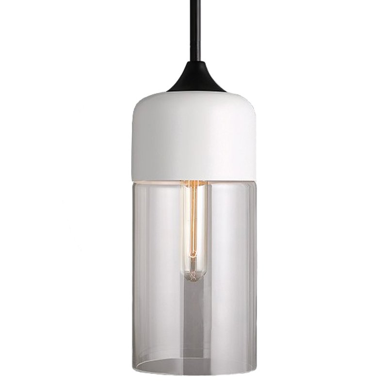 Подвесной светильник Hanglamp zwart glas White I Белый Прозрачное Стекло Подвесной светильник Hanglamp zwart glas White I Белый Прозрачное Стекло в Волгограде | Loft Concept