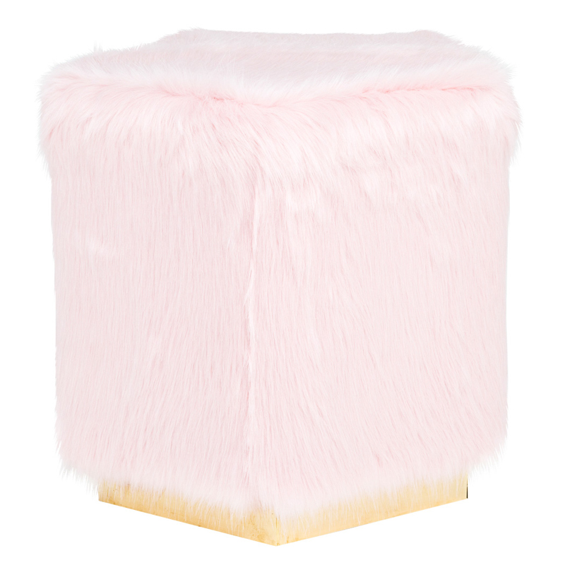 Пуф PUF Pink Fluffy Cloud Розовый Золотой Пуф PUF Pink Fluffy Cloud Розовый Золотой в Волгограде | Loft Concept