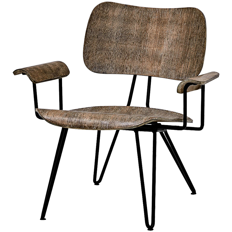 Стул Camran Stool Коричневый Черный Стул Camran Stool Коричневый Черный в Волгограде | Loft Concept