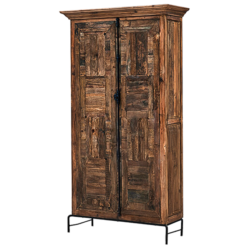 Шкаф Giancarlo Wood Wardrobe Коричневый Черный Шкаф Giancarlo Wood Wardrobe Коричневый Черный в Волгограде | Loft Concept